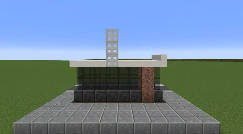 マイクラでつくった地下鉄出入口