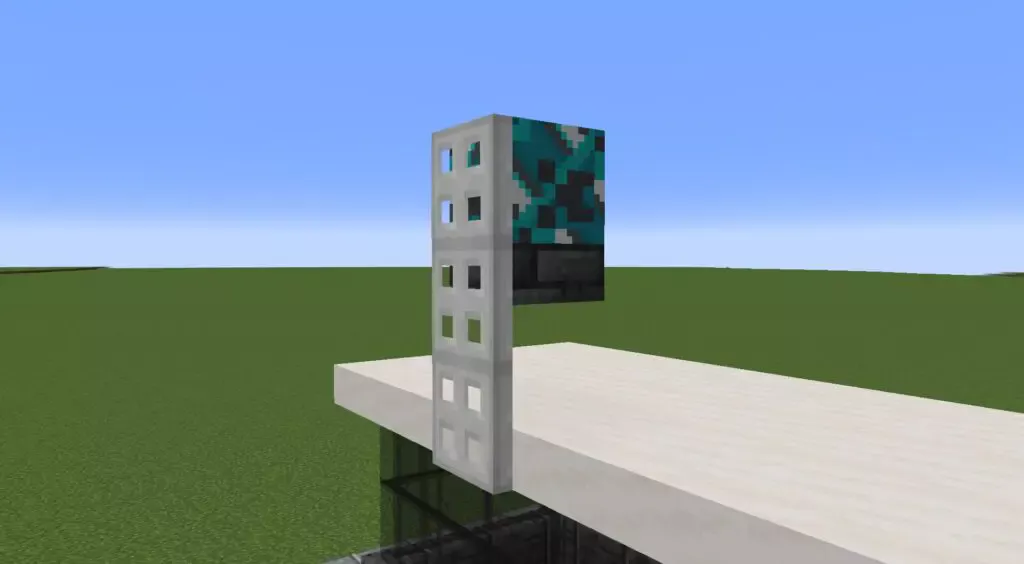 マイクラでつくった地下鉄出入口