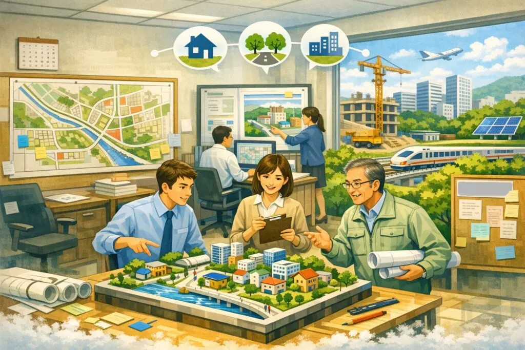 仕事紹介 自治体 都市計画 まちづくり