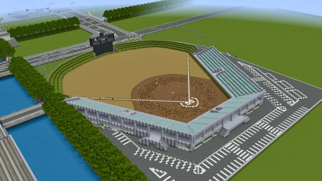 マイクラ　野球場