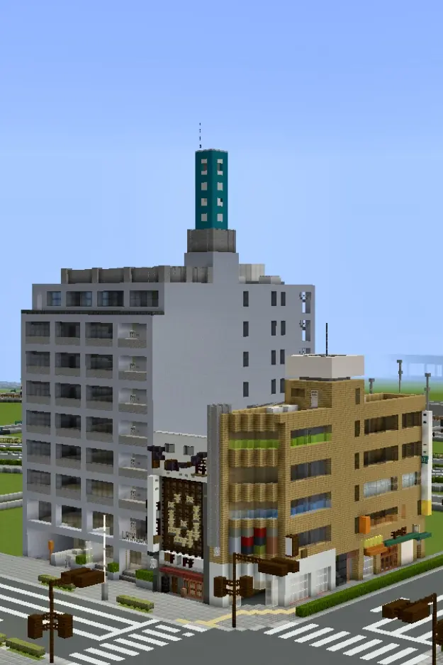 マイクラ　雑居ビル