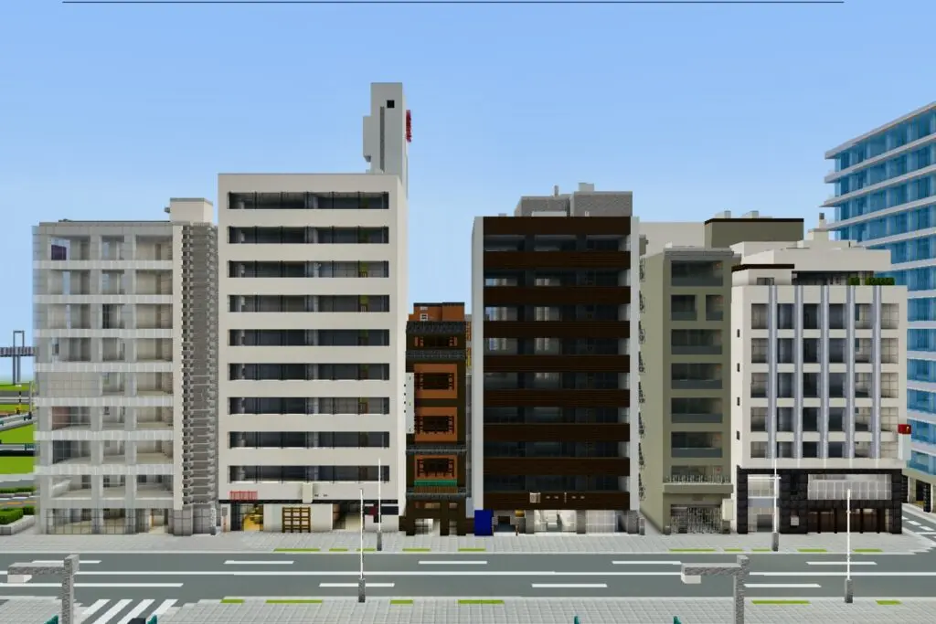 マイクラ　雑居ビル