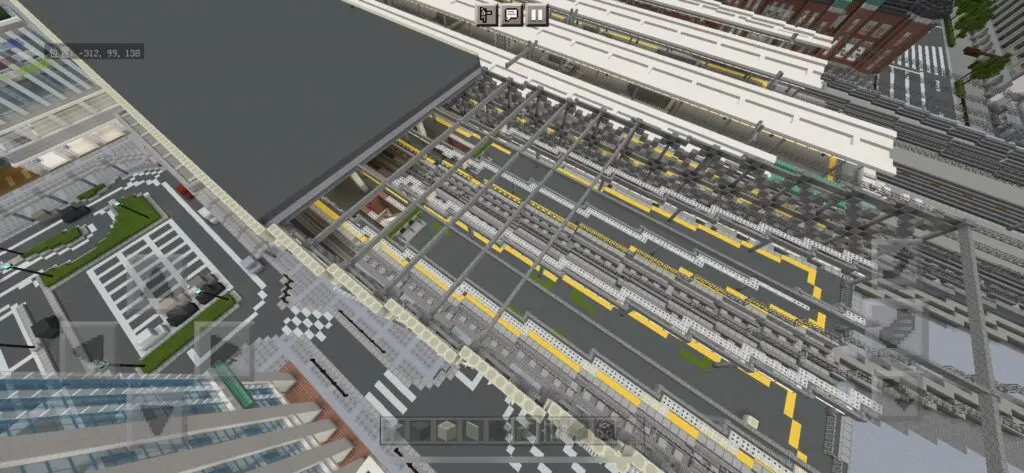 マイクラ　駅　新幹線