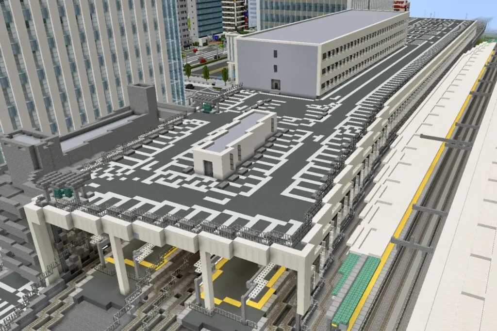 マイクラ 駅 新幹線