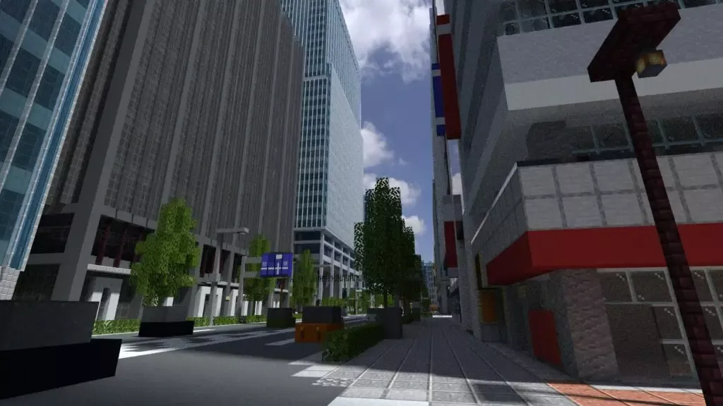 マイクラ　オフィス街