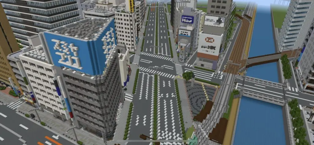 マイクラ　街路樹