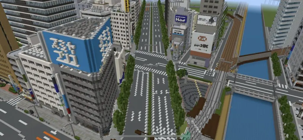 マイクラ　街路樹