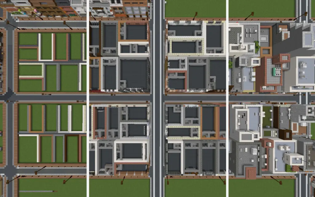 マイクラ　雑居ビル