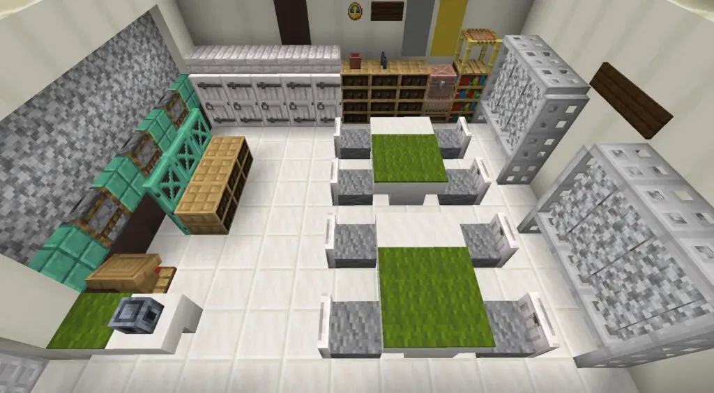 マイクラ　地下鉄　駅務室　駅員　部屋