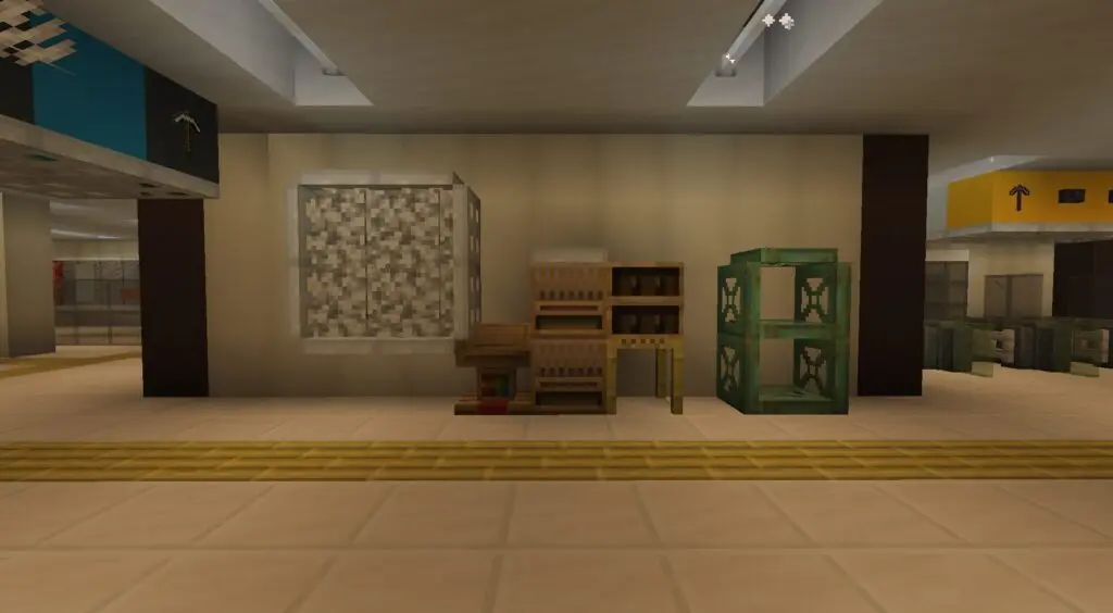 マイクラ　地下駅　コンコース