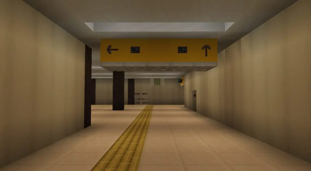マイクラ　地下駅　コンコース
