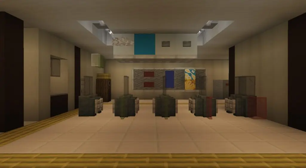 マイクラ　地下駅　改札