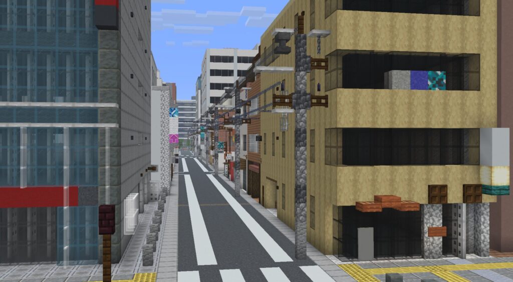 マイクラ　電柱