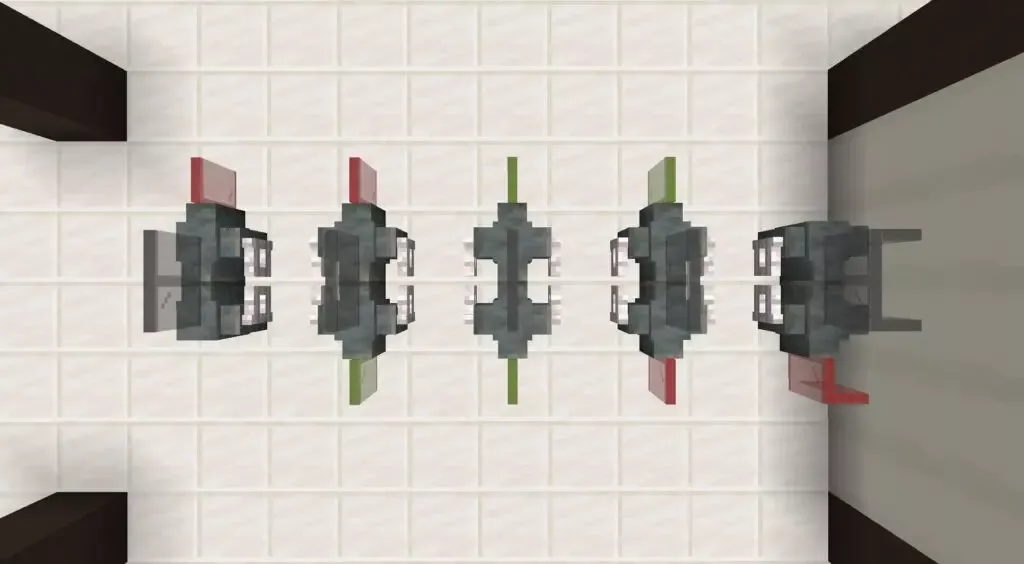 マイクラ　地下鉄　改札