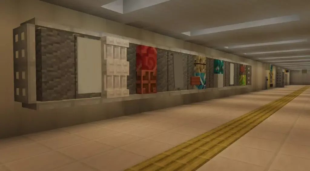 マイクラ　地下駅　コンコース