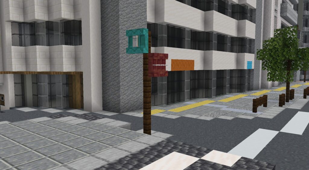 マイクラ　標識