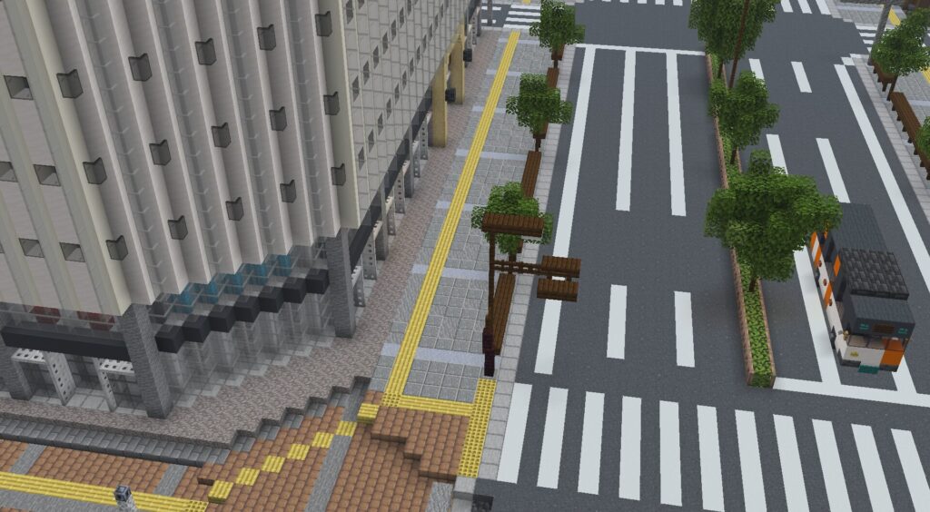 マイクラ　点字ブロック