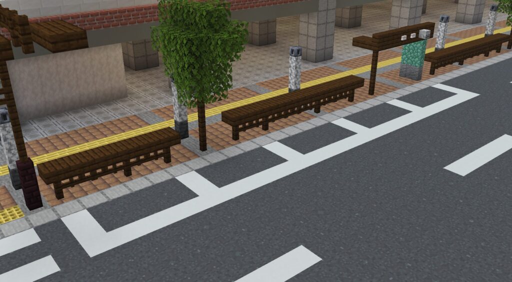 マイクラ　タクシー乗り場