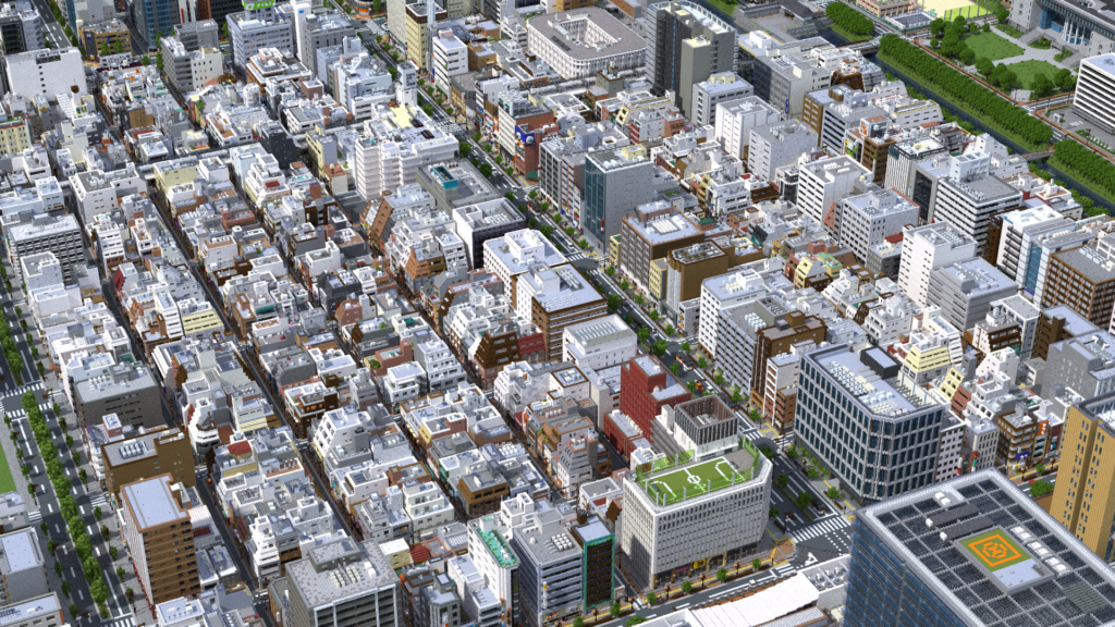 マイクラ　都市　永松市