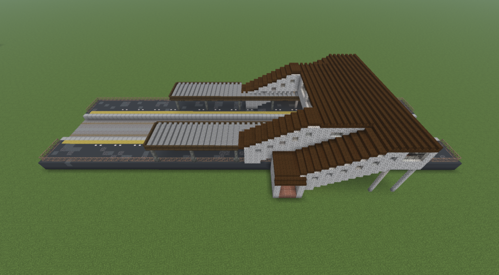 マイクラ　橋上駅　小規模　小さめ