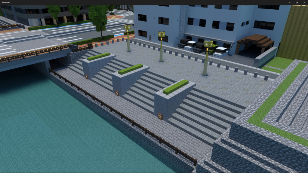 マイクラ　親水空間