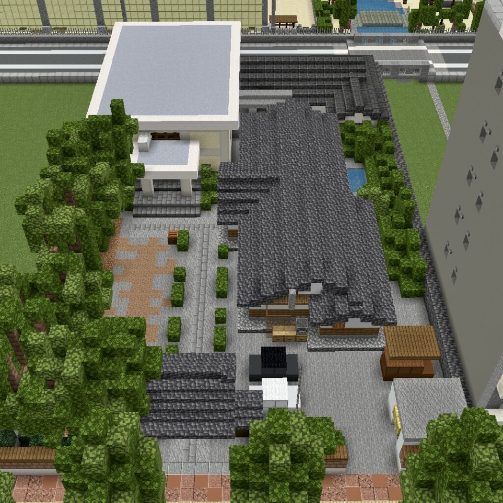 マイクラ　お寺　モダン